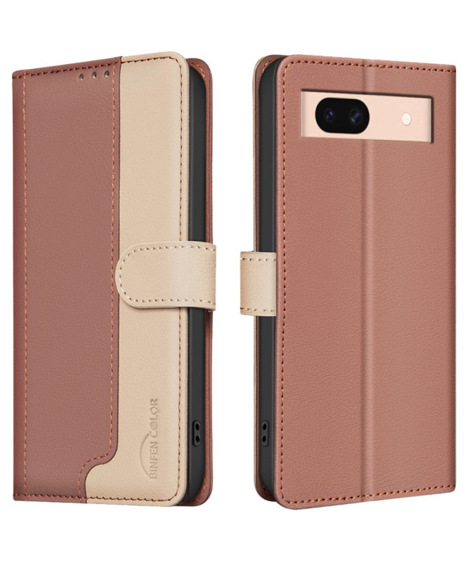 SOPHIE - Housse Google Pixel 8a Bicolore Portefeuille