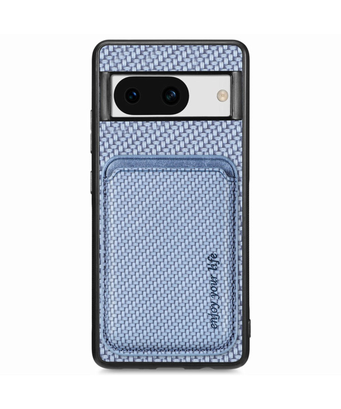 Delphi - Coque Google Pixel 8a Fibre de Carbone Porte-cartes détachable