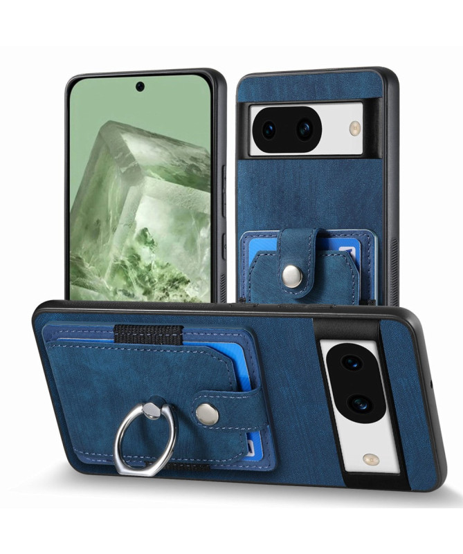 CARTINO - Coque Google Pixel 8a avec Fentes et Anneau