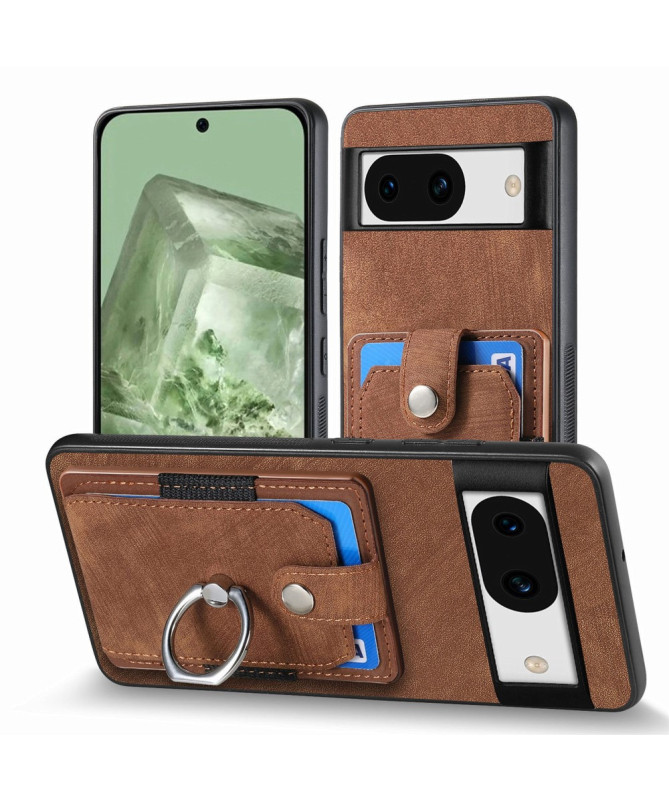 CARTINO - Coque Google Pixel 8a avec Fentes et Anneau