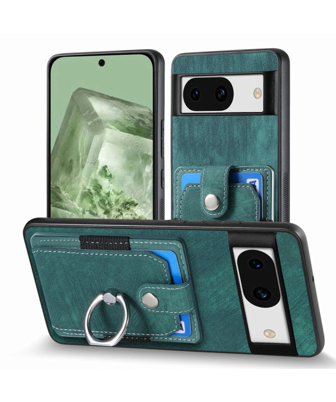 CARTINO - Coque Google Pixel 8a avec Fentes et Anneau