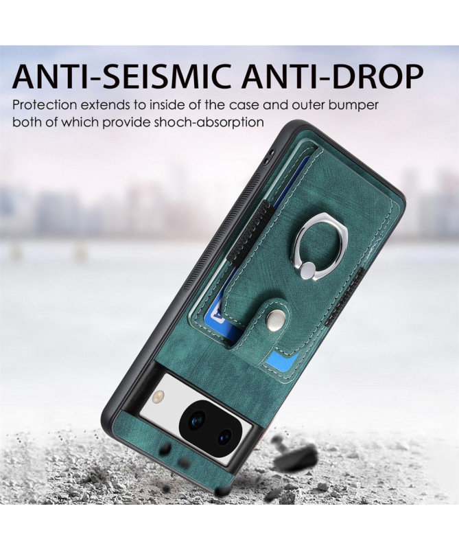 CARTINO - Coque Google Pixel 8a avec Fentes et Anneau