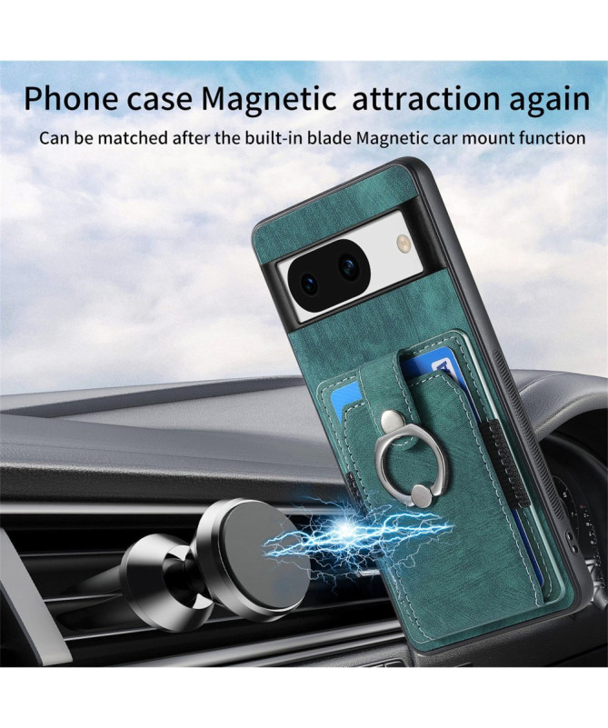 CARTINO - Coque Google Pixel 8a avec Fentes et Anneau