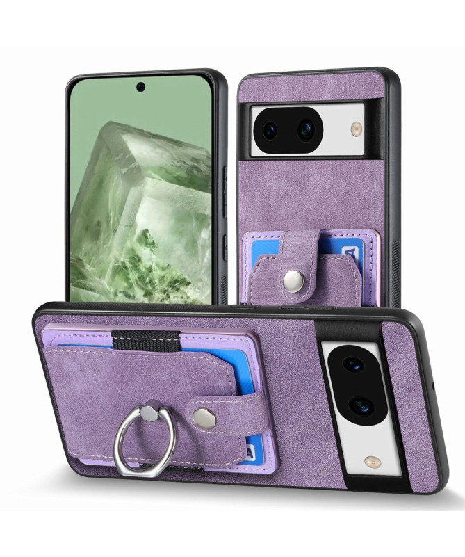 CARTINO - Coque Google Pixel 8a avec Fentes et Anneau