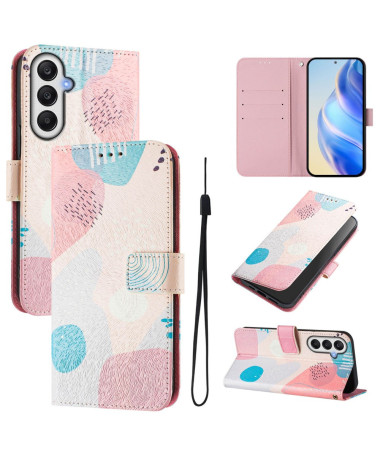 Housse Samsung Galaxy A55 5G Design Pastel Moderne