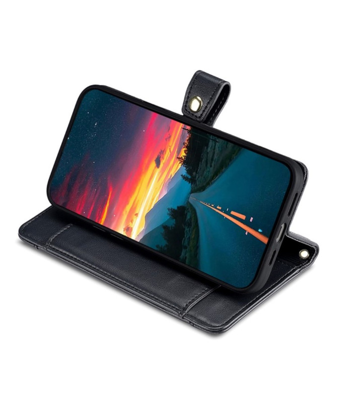 SOLDRÖM - Housse Moto G85 5G Portefeuille à Bandoulière