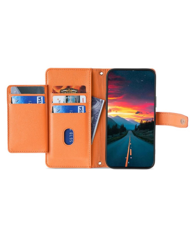 SOLDRÖM - Housse Moto G85 5G Portefeuille à Bandoulière