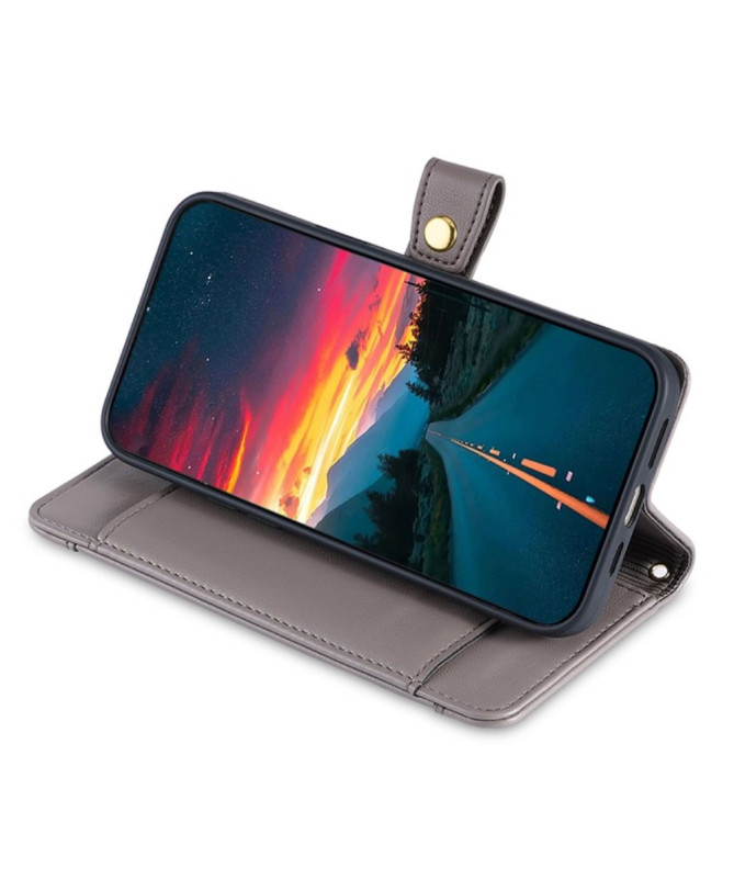 SOLDRÖM - Housse Moto G85 5G Portefeuille à Bandoulière