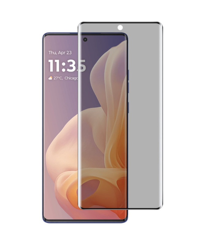 Film écran Moto G85 5G en verre trempé et filtre de confidentialité