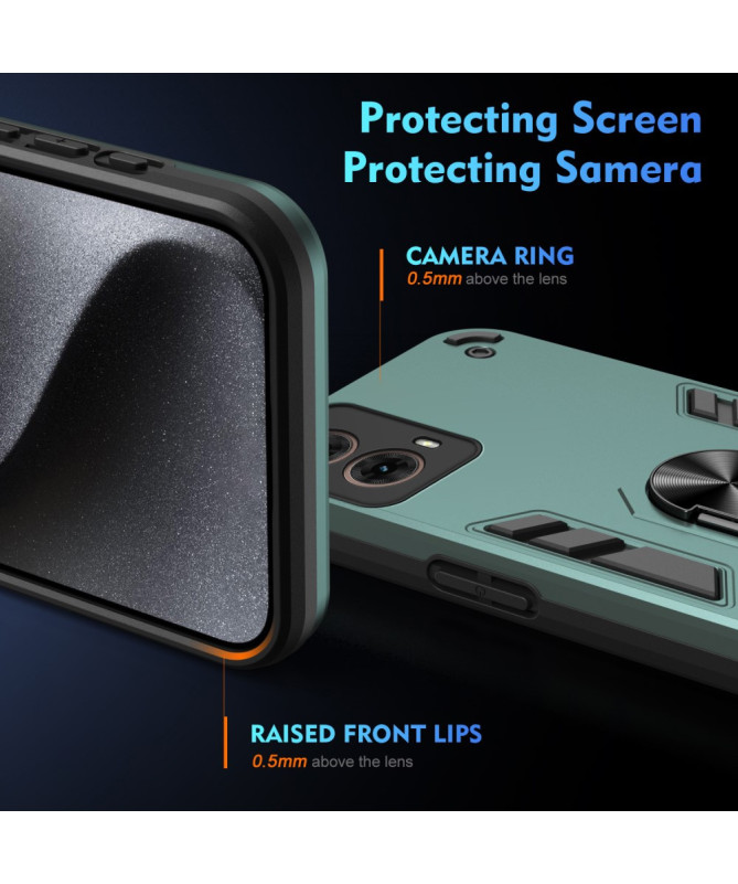 Fortan - Coque Moto G85 5G avec Anneau et Protection Renforcée