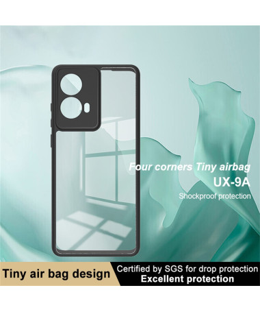 UX-9A - Coque Moto G85 5G Transparente Bords noir