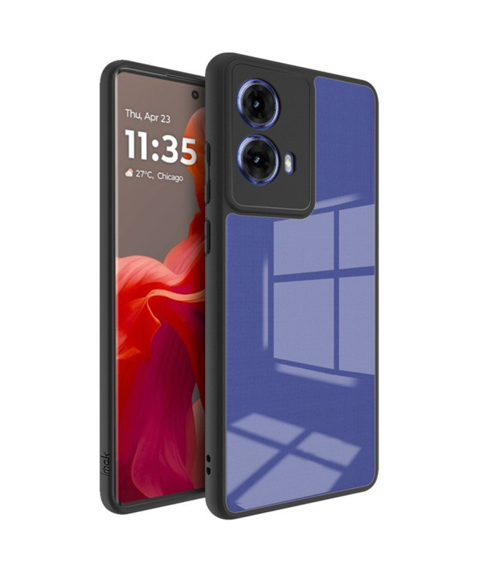 UX-9A - Coque Moto G85 5G Transparente Bords noir