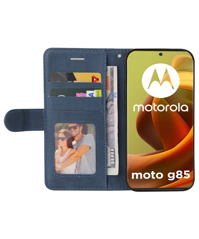 Housse Moto G85 5G Bicolore artistique