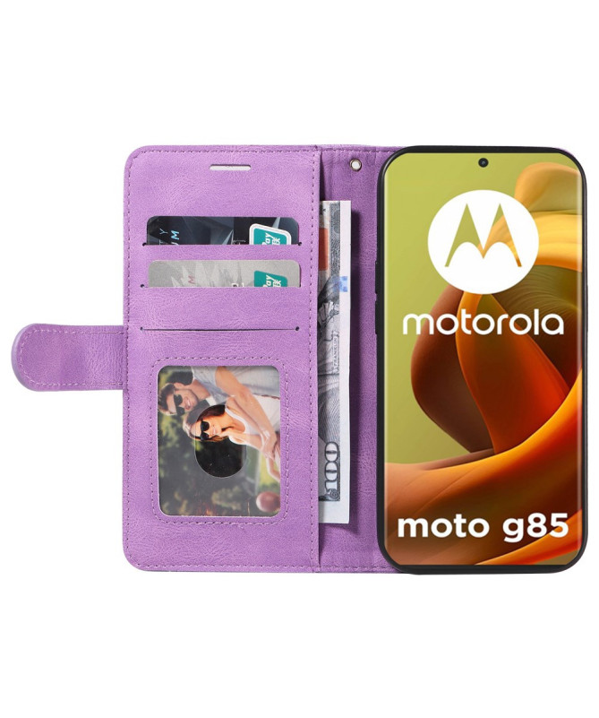 Housse Moto G85 5G Bicolore artistique