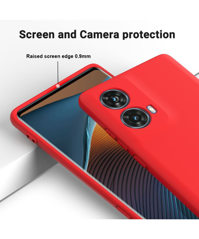 Silkor - Coque Moto G85 5G silicone liquide