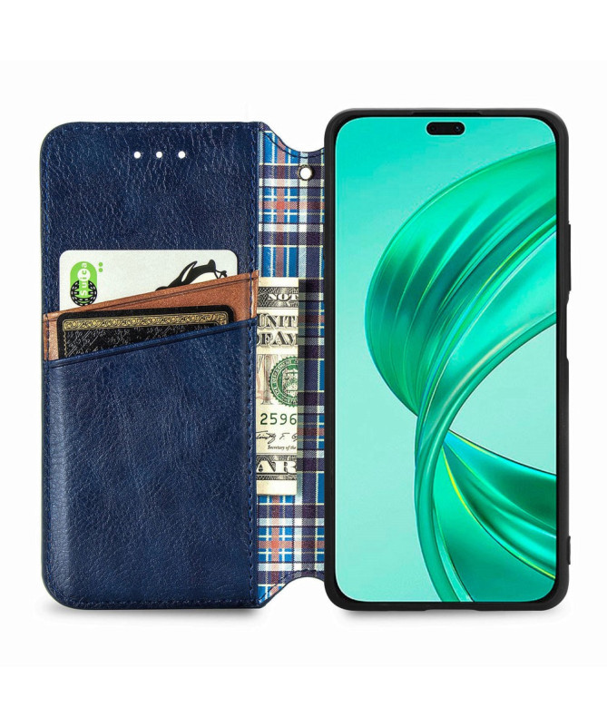 FJORVIK - Housse Honor 200 Smart Rabat Géométrique