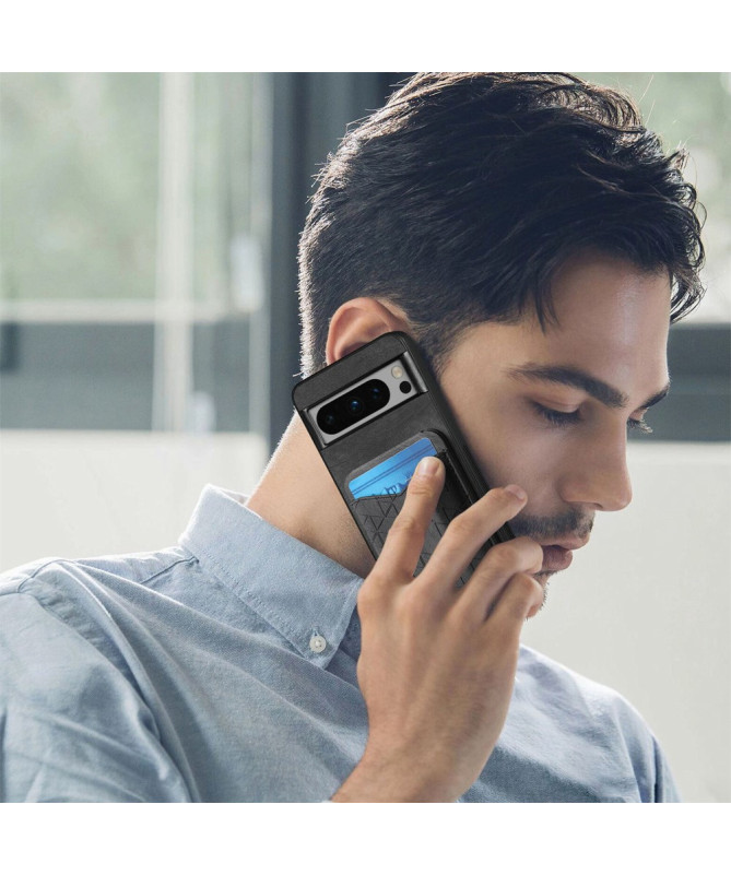 Dorys - Coque Google Pixel 8 Pro avec Porte-Carte et Support