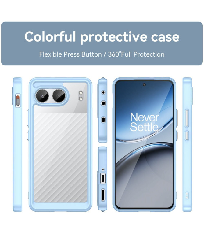 Coque OnePlus Nord 4 Transparente Contour Couleuré