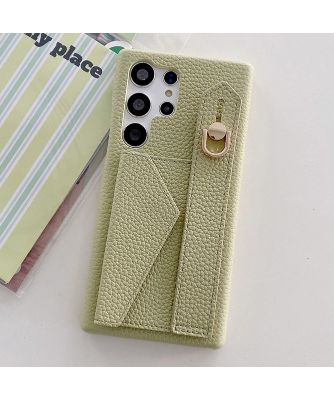 Lantid - Coque Samsung Galaxy S23 Ultra avec pochette et anse