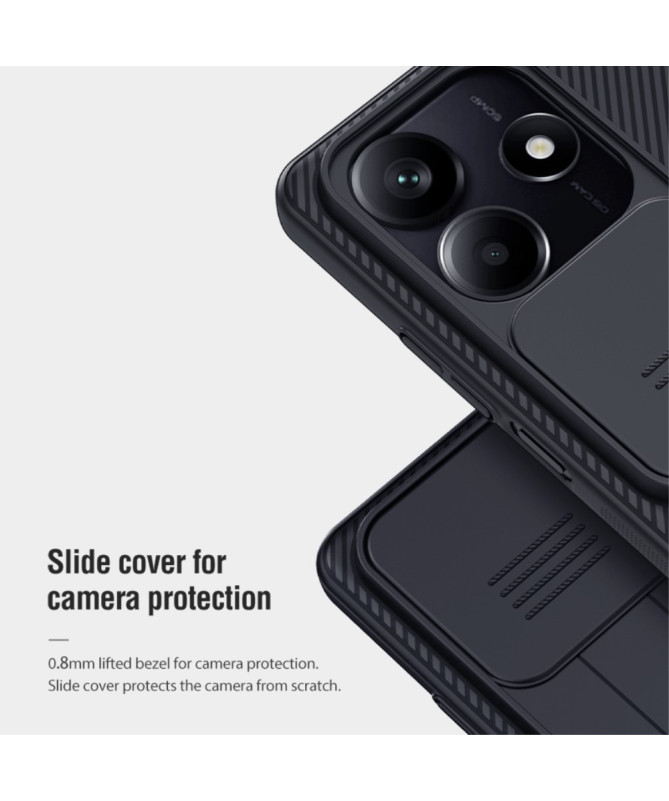 Coque Xiaomi Redmi Note 14 CamShield avec cache objectif arrière