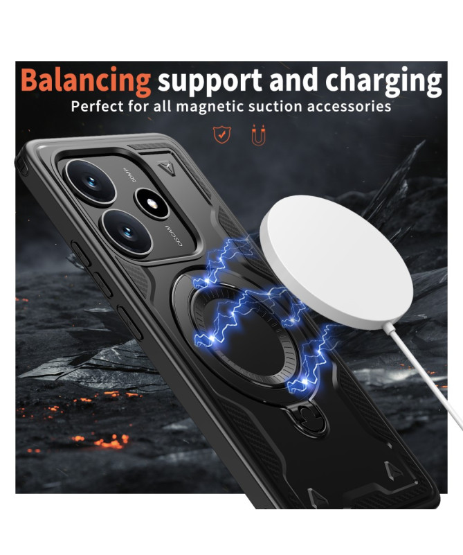 Titan-Ring - Coque Xiaomi Redmi Note 14 Protection avec Anneau