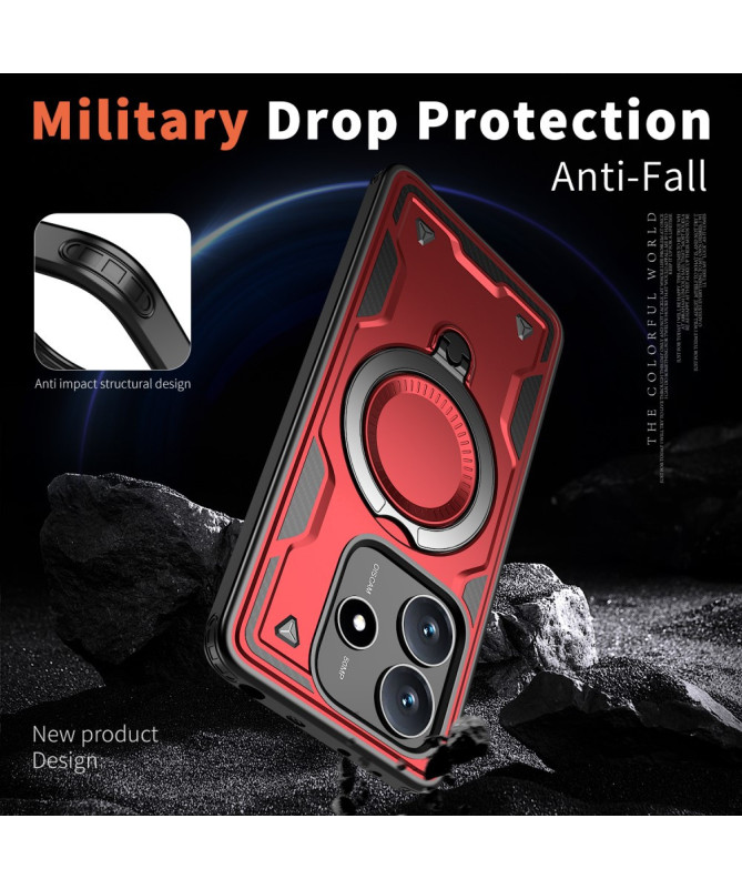 Titan-Ring - Coque Xiaomi Redmi Note 14 Protection avec Anneau
