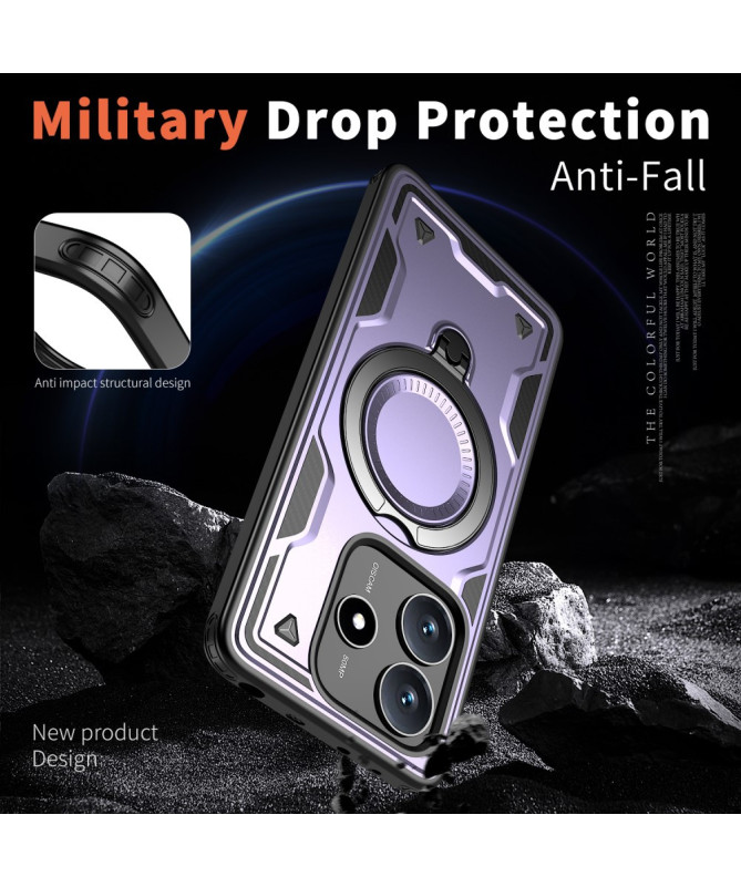 Titan-Ring - Coque Xiaomi Redmi Note 14 Protection avec Anneau