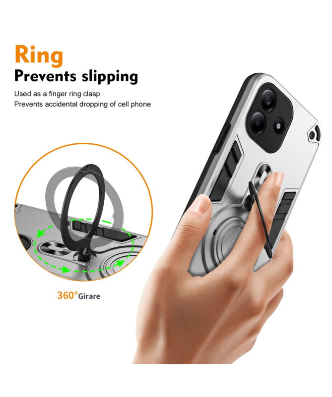 Rotak - Coque Xiaomi Redmi Note 14 avec Anneau Rotatif