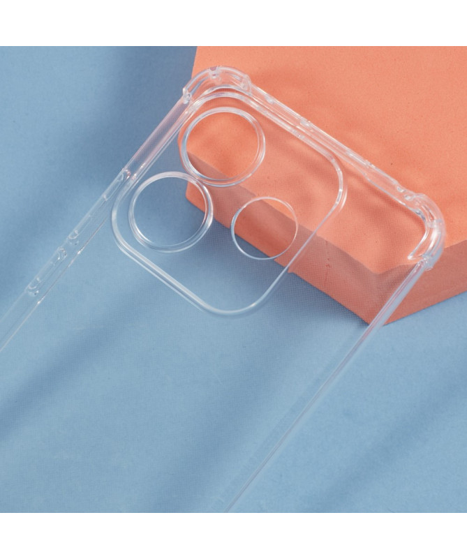 Cléos - Coque Xiaomi Redmi Note 14 transparente avec cordon