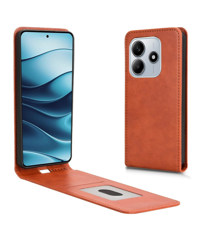 Monza - Housse Verticale Xiaomi Redmi Note 14 avec Porte-Carte
