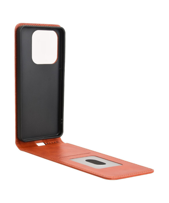 Monza - Housse Verticale Xiaomi Redmi Note 14 avec Porte-Carte