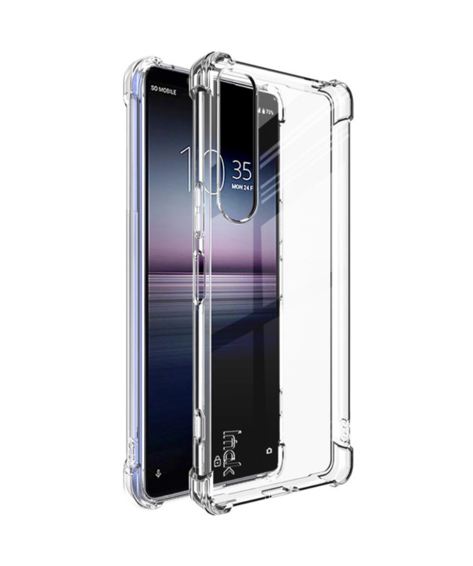 IMAK - Coque Sony Xperia 1 IV Transparente avec Airbags