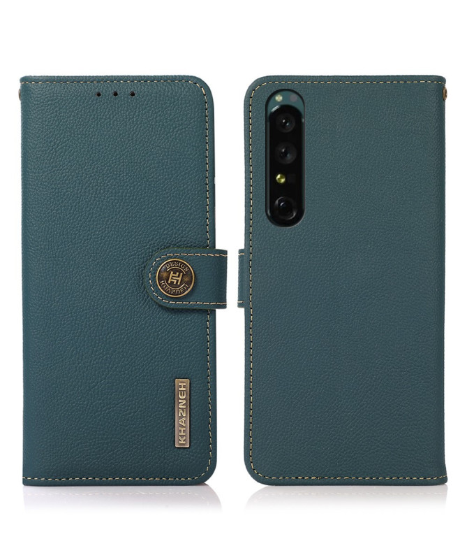 Housse Sony Xperia 1 IV KHAZNEH Classic en cuir