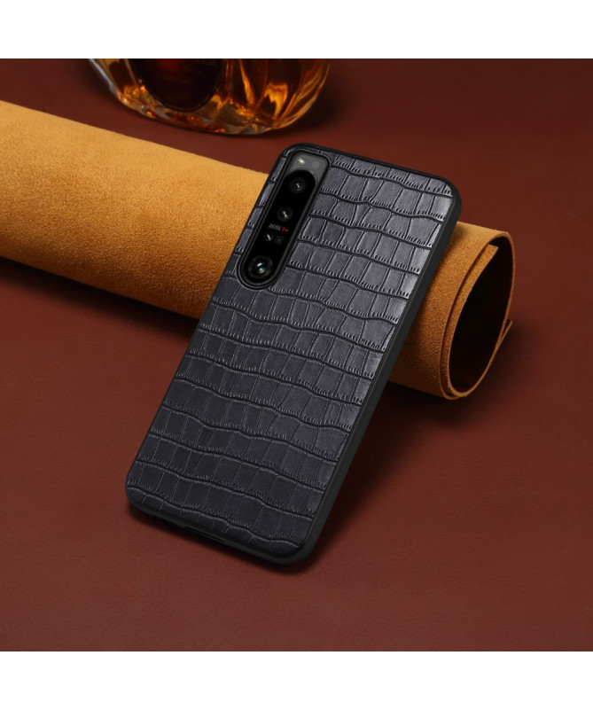 Alligra - Coque Sony Xperia 1 IV en Simili Cuir Alligator