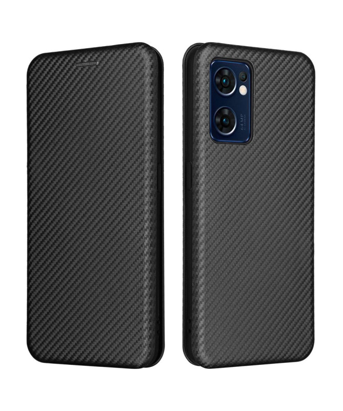 CARVIK - Étui Oppo Find X5 Lite Fibre de Carbone