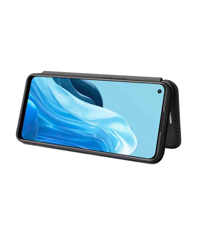 CARVIK - Étui Oppo Find X5 Lite Fibre de Carbone