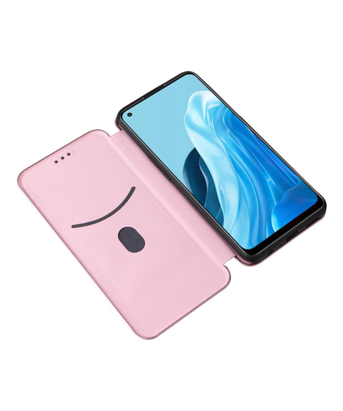 CARVIK - Étui Oppo Find X5 Lite Fibre de Carbone