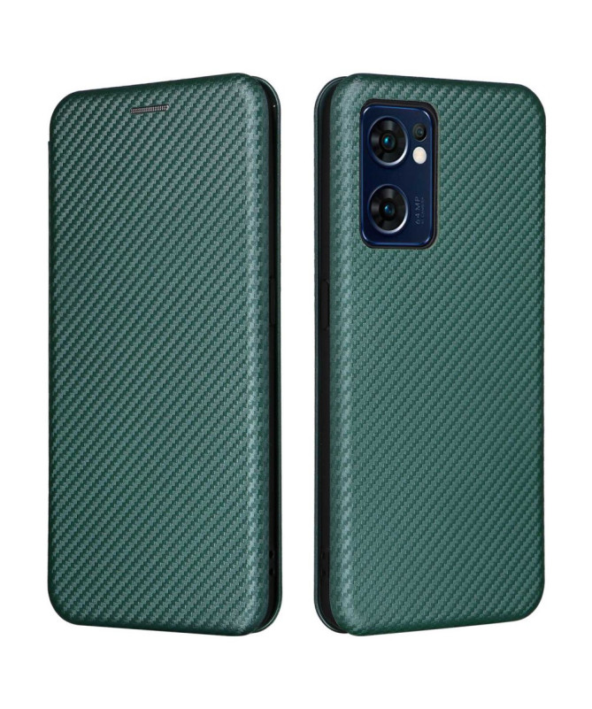 CARVIK - Étui Oppo Find X5 Lite Fibre de Carbone