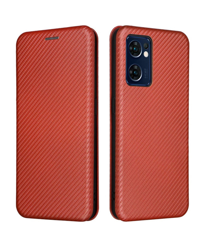 CARVIK - Étui Oppo Find X5 Lite Fibre de Carbone