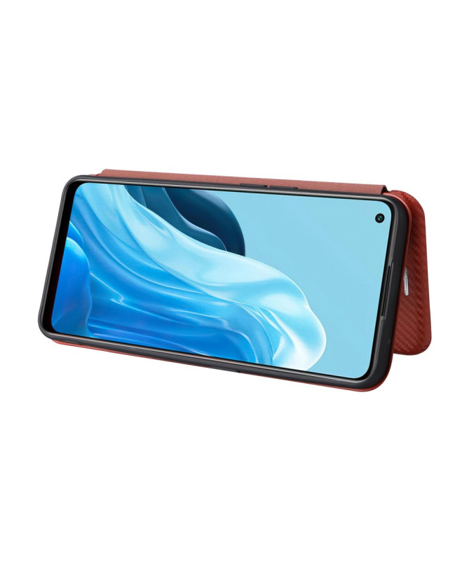 CARVIK - Étui Oppo Find X5 Lite Fibre de Carbone