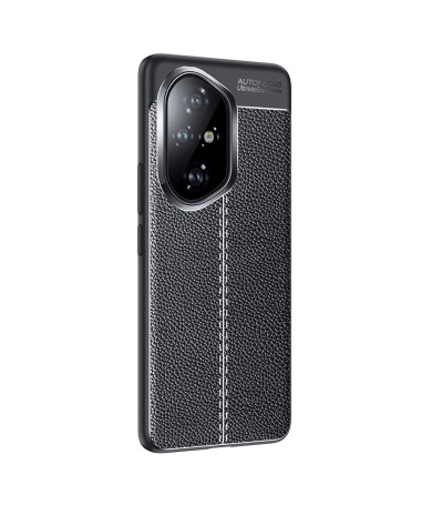 Finesa - Coque Souple Litchi pour Honor 300 Pro