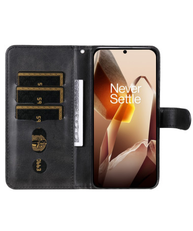Housse OnePlus 13 Zipper Pocket effet cuir Noir - photo 17