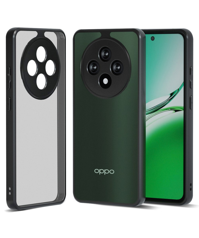 Coque Oppo Reno 12 F / 12 FS 5G transparente noire mate