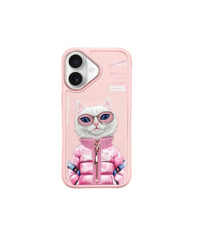 Coque iPhone 16 Plus Chat Fashion