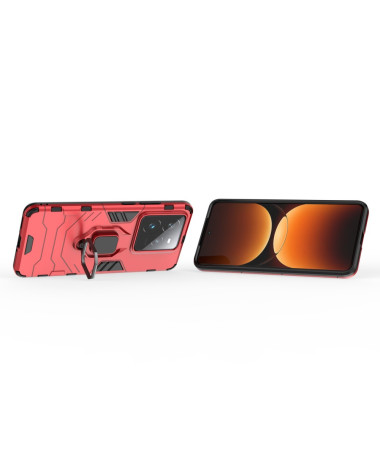 RINGGARD - Coque Realme GT 7 Pro Protection avec Anneau Rouge - photo 2
