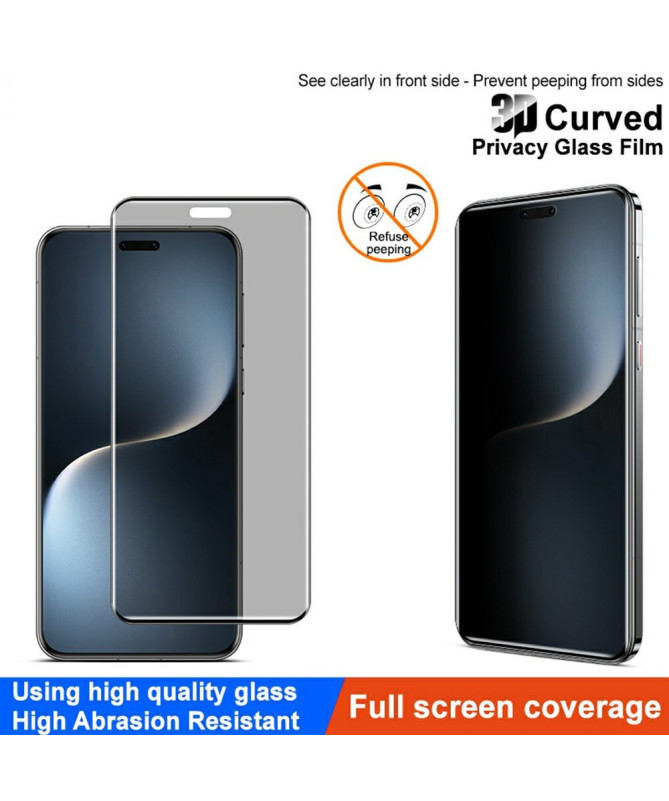 Film écran Honor Magic 7 Pro en verre trempé et filtre de confidentialité