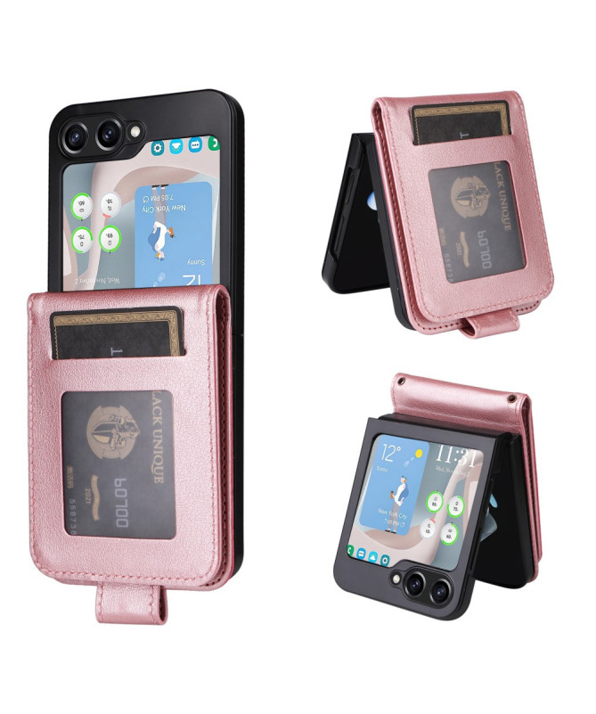 Coque Wallet Luxe pour Samsung Galaxy Z Flip 5