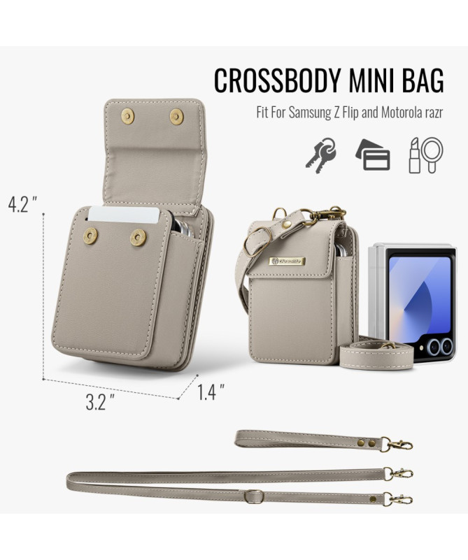 Pochette Eleganza pour Samsung Galaxy Z Flip 3 / 4 / 5 / 6