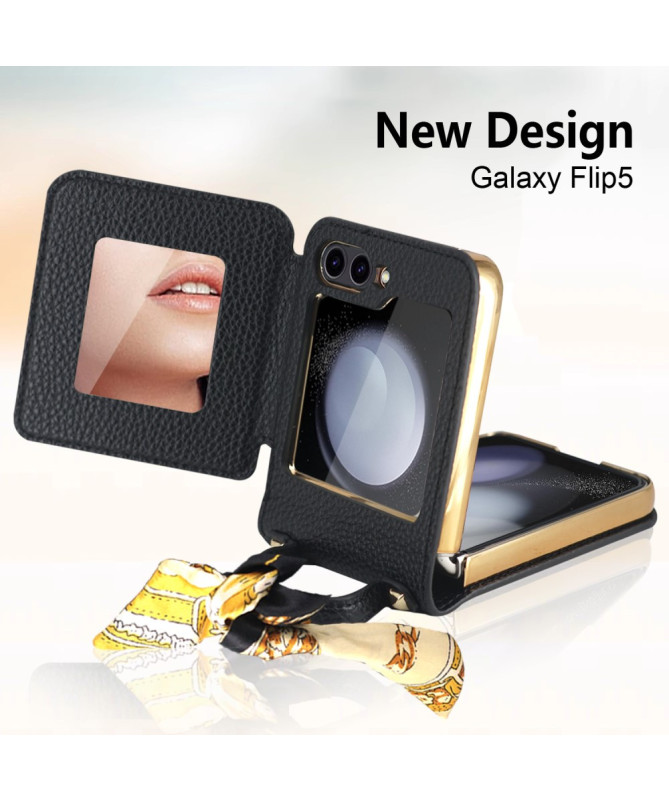 Étui Mini Sac avec Miroir pour Samsung Galaxy Z Flip 5