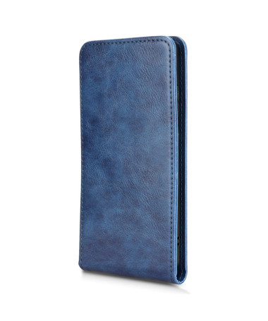 Monza - Housse Verticale OnePlus 13 avec Porte-Carte Bleu marine - photo 8